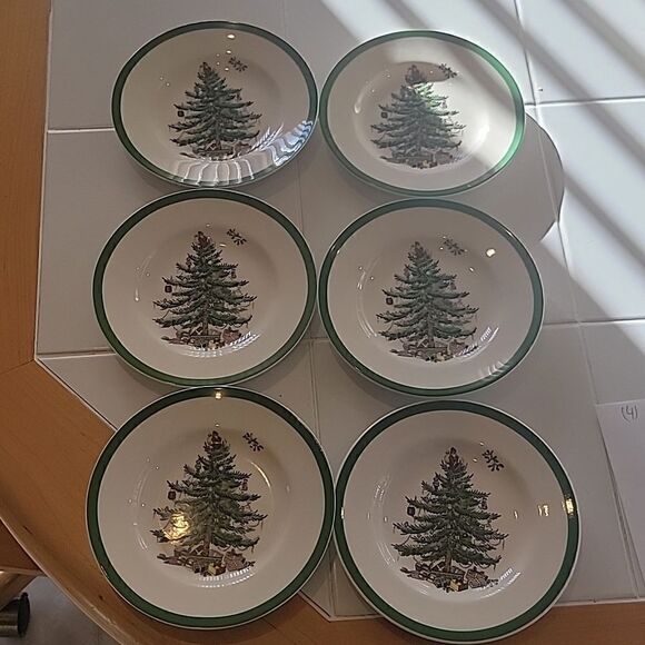 Vintage Spode 6.5" bread/dessert plates set of 6 - Picture 2 of 5